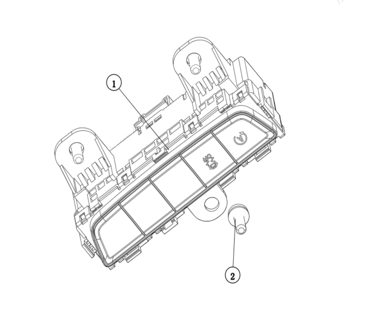 F1F2 - PANEL SWITCH ASSEMBLY MODULE