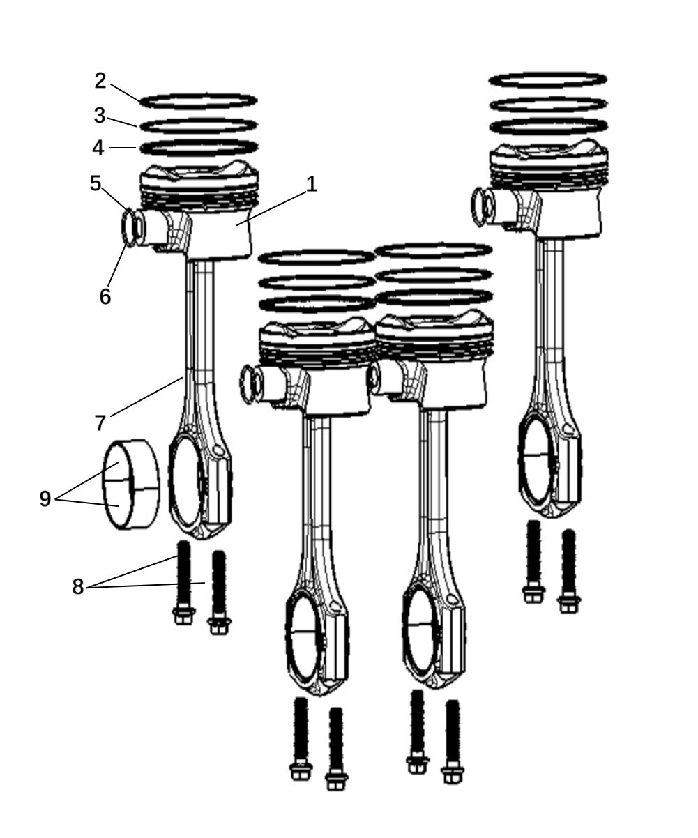 F1F2 - PISTON CONNECTING ROD SYSTEM