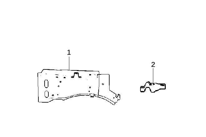 F1T1 - right front side beam assembly