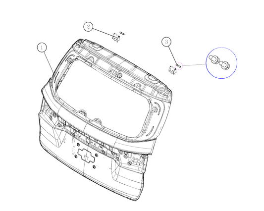 F1T1 - REAR DOOR ASSEMBLY