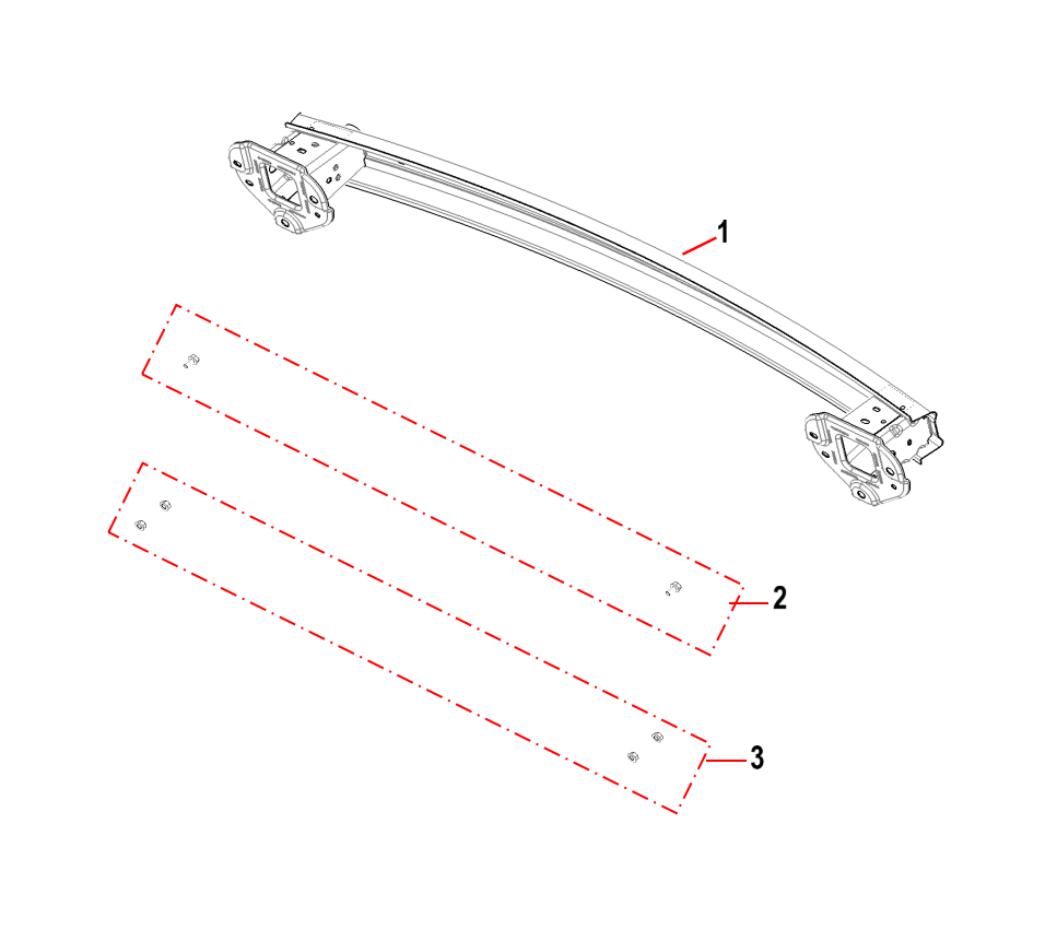 F1F2 - REAR CRASH BEAM MODULE