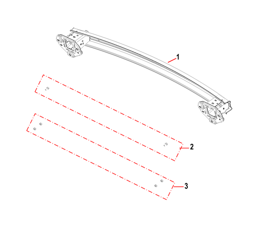 F1F2 - REAR CRASH BEAM MODULE