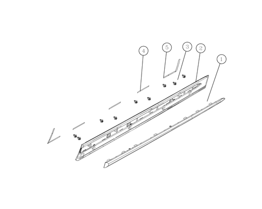 F1T1 - RIGHT FRONT EXTERIOR DECORATIVE PAD