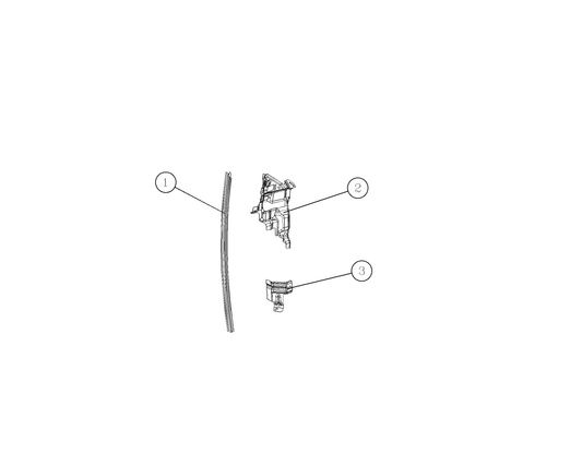 F1T1 - FRONT PART ASSEMBLY OF LEFT FRONT DOOR WINDOW FRAME
