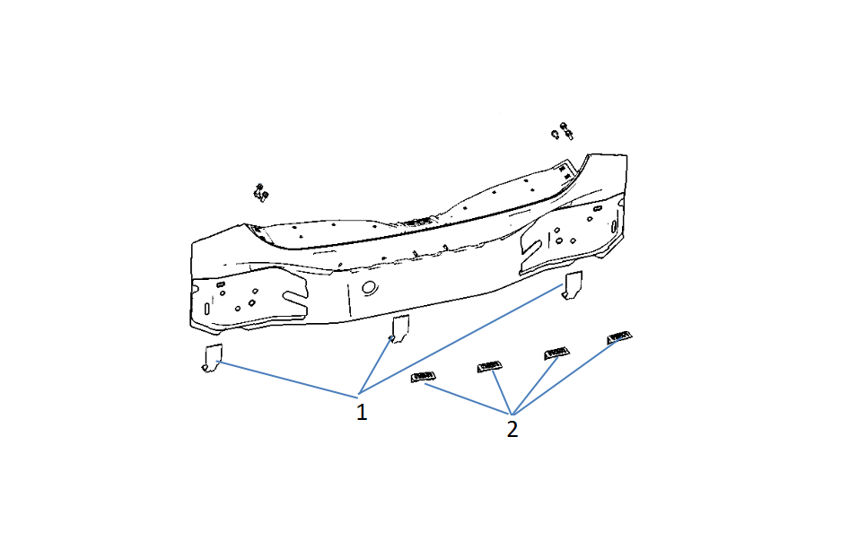 F1T1 - Rear wall assembly    
