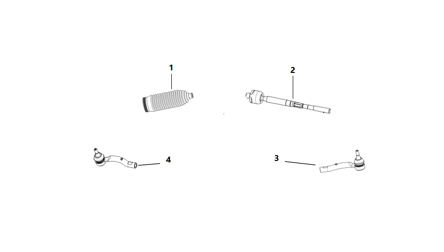 F1N1 - MECHANICAL STEERING GEAR ASSEMBLY