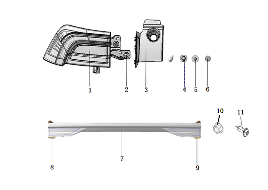 F1F2 - COMBINED REAR LIGHT MODULE