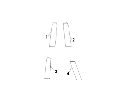 F1F2 - WINDOW FRAME BLACK FILM MODULE