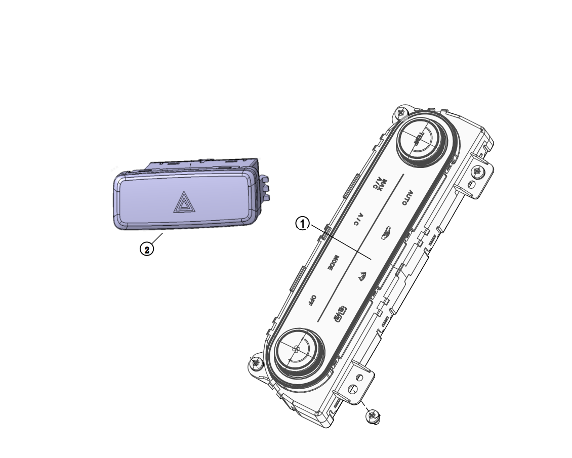 F1F2 - PANEL SWITCH ASSEMBLY MODULE