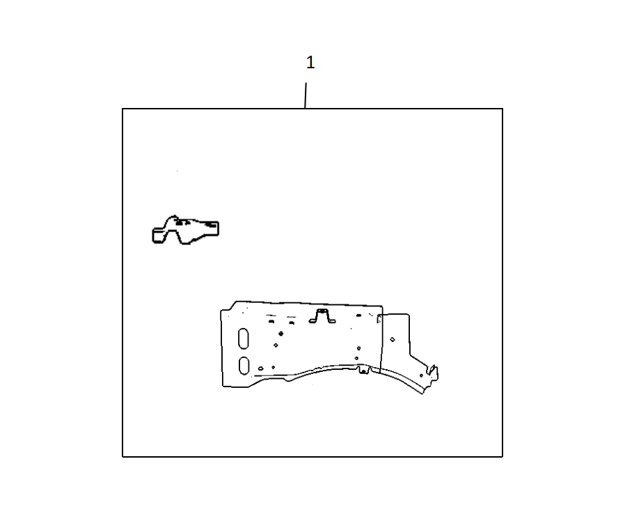 F1T1 - right front side beam assembly