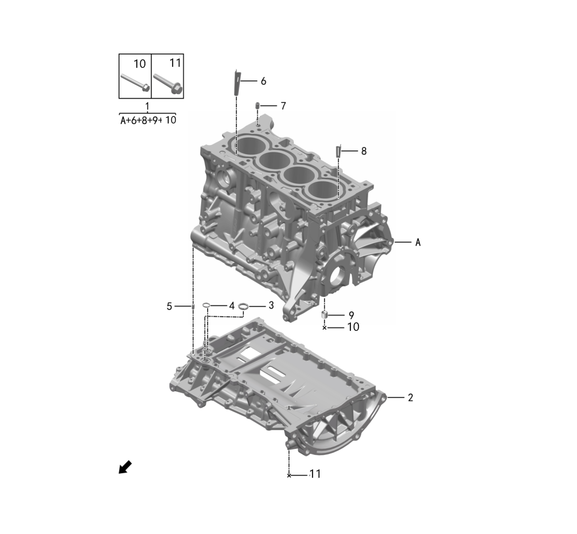 F1N1 - CYLINDER BLOCK