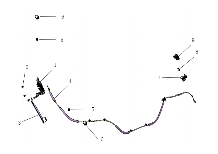 F1T1 - Engine hood lock and open module