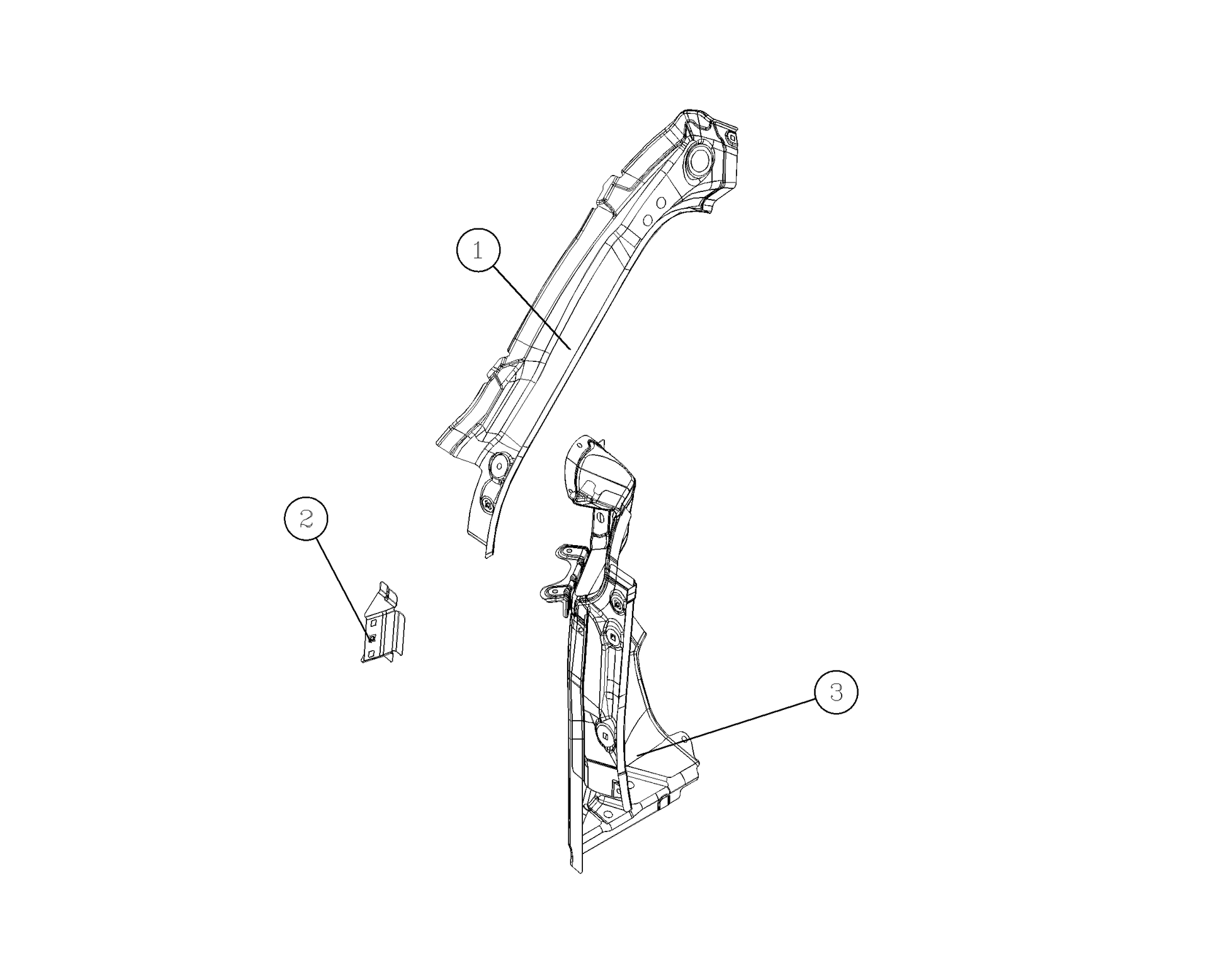 F1T1 - left rear drip tank assembly