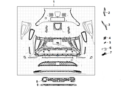 F1F2 - FRONT BUMPER MODULE