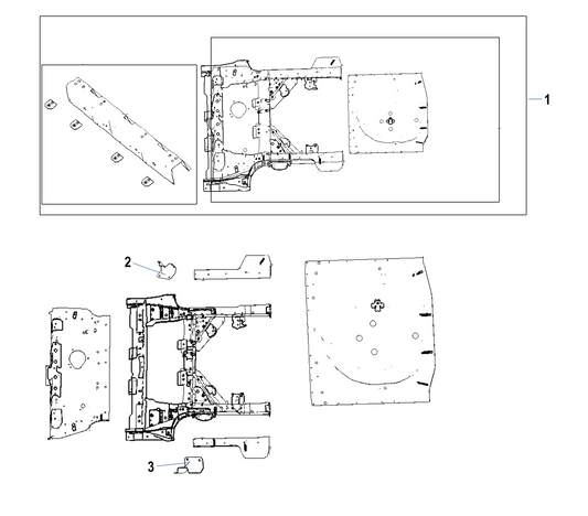 F1T1 - REAR FLOOR ASSEMBLY