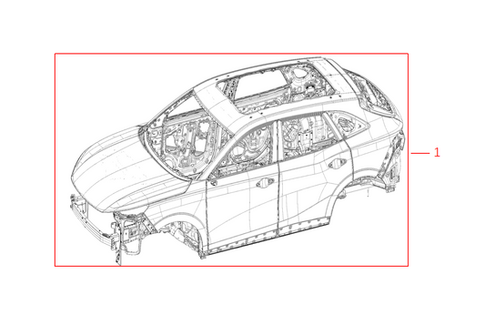 F1F2 - WHITE BODY ASSEMBLY