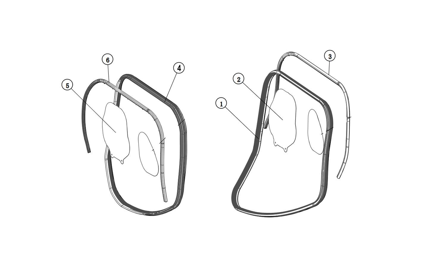 F1T1 - Front door sealing module