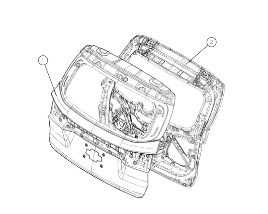 F1T1 - Trunk lid welding assembly