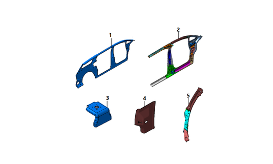 F1N1 - LEFT SIDE OUTER PANEL ASSEMBLY (FAST CHARGING)
