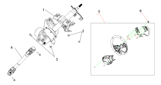 F1T1 - Steering column module