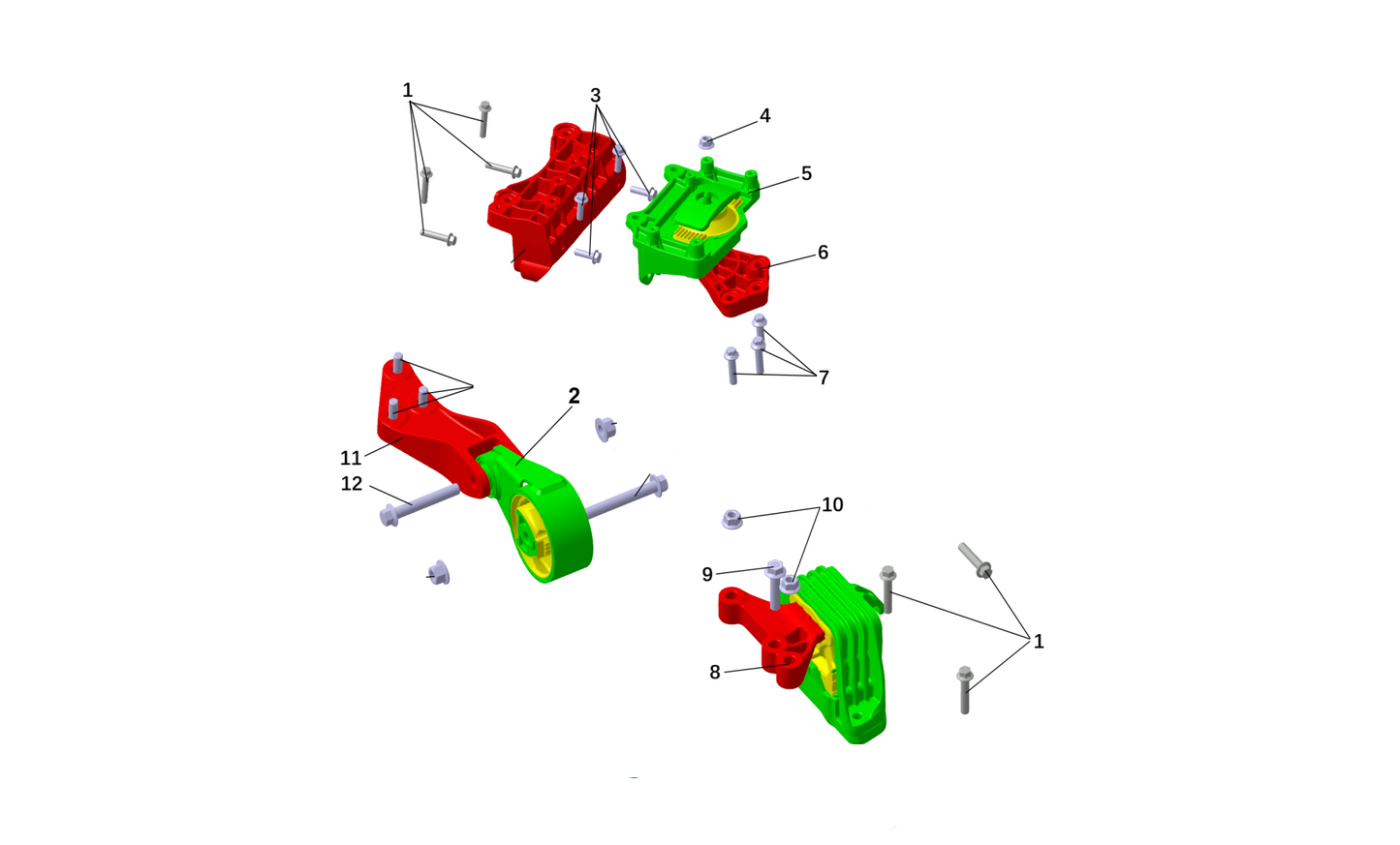 F1T1 - Engine mount module