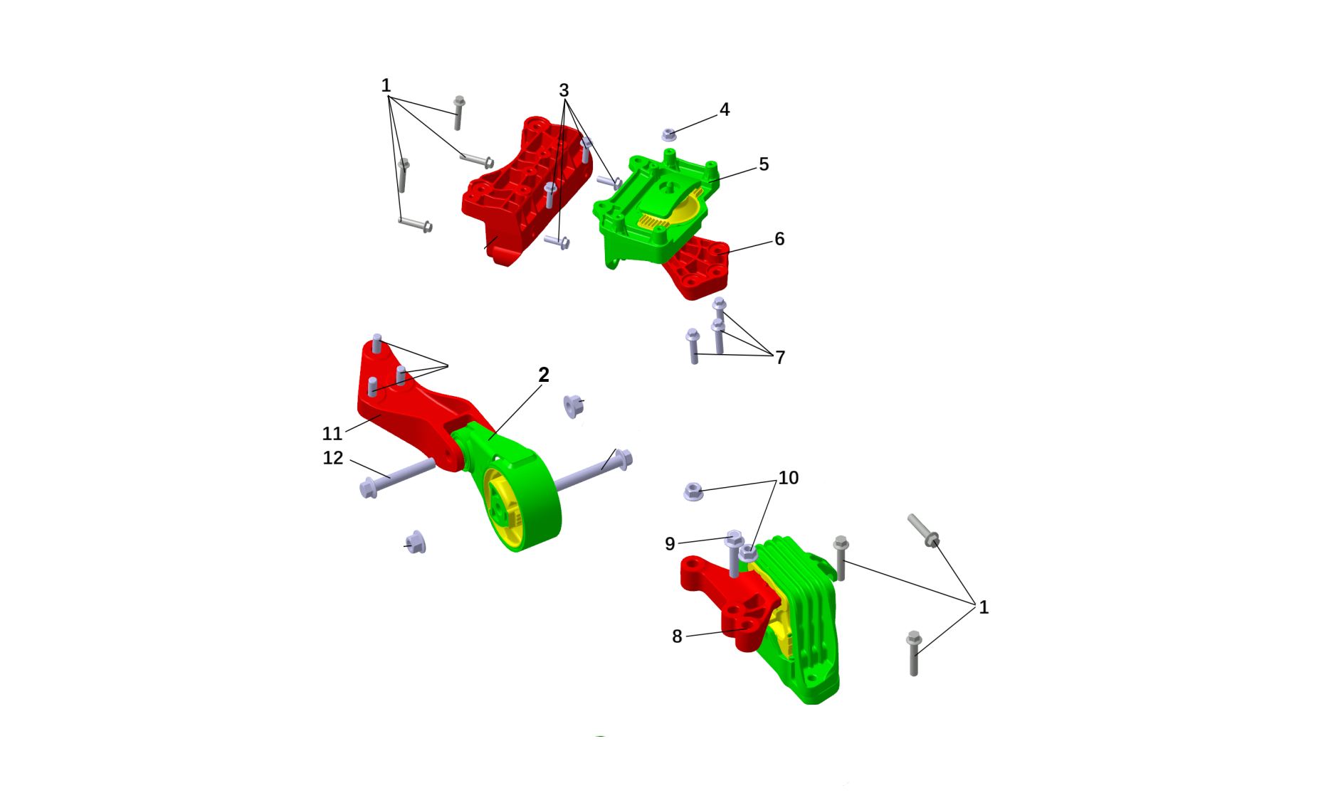 F1T1 - Engine mount module