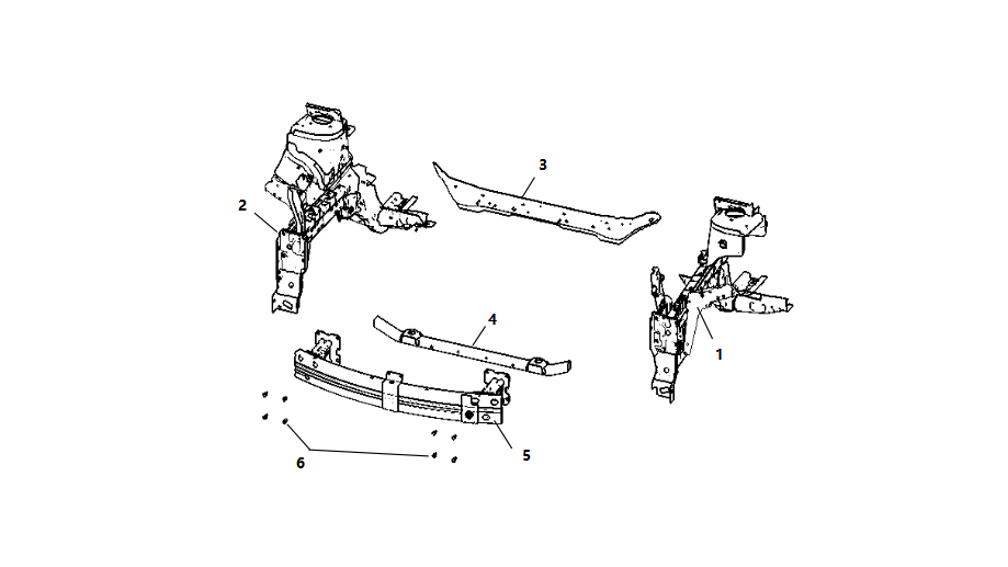 F1T1 - Front cabin frame assembly