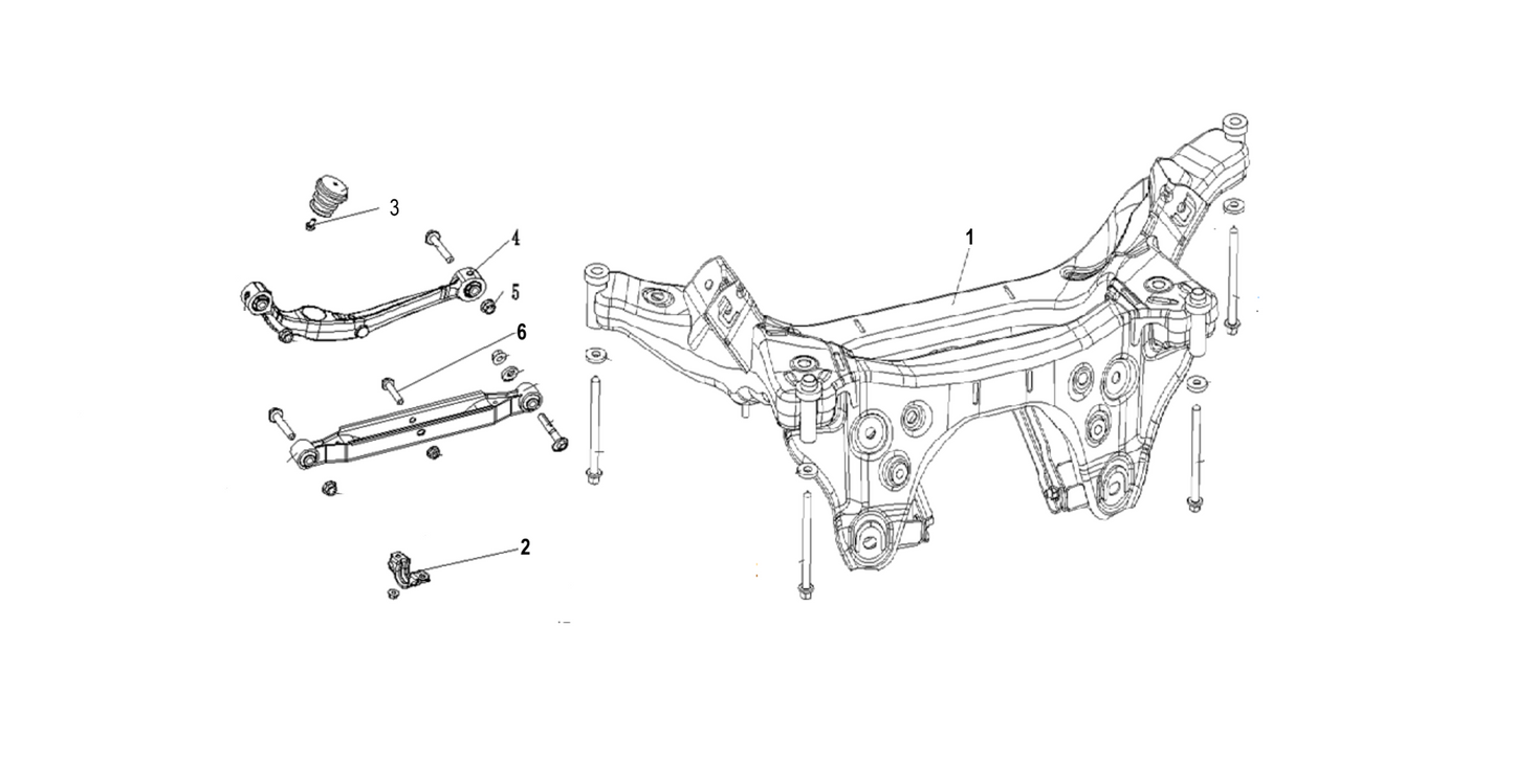 F1T1 - Front suspension control arm module