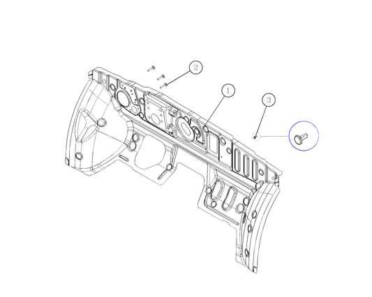 F1T1 - FRONT WALL PLATE BODY ASSEMBLY