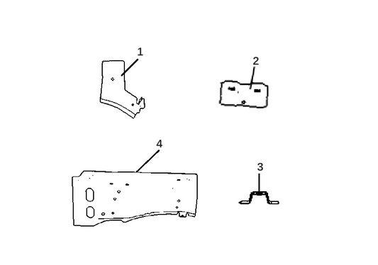 F1T1 - RIGHT FRONT BEAM SUB-ASSEMBLY