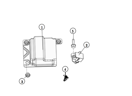 F1N1 - AIRBAG ELECTRONIC CONTROL UNIT EXECUTION DEVICE MODULE