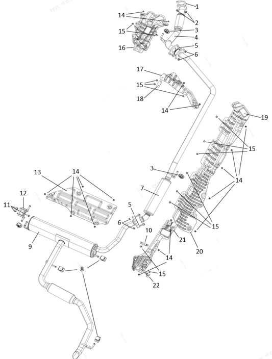 F1N1 - EXHAUST MUFFLER MODULE