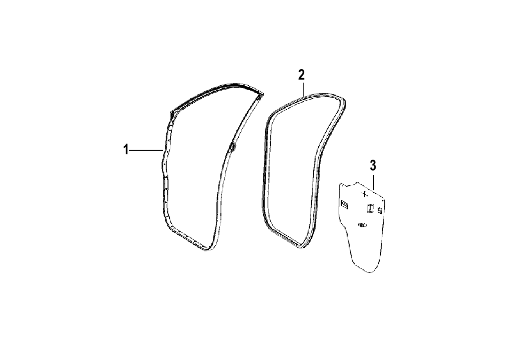 F1T1 - Rear door sealing module