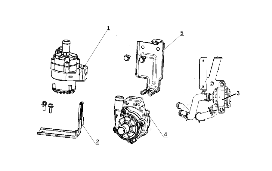 F1F2 - ELECTRONIC WATER PUMP