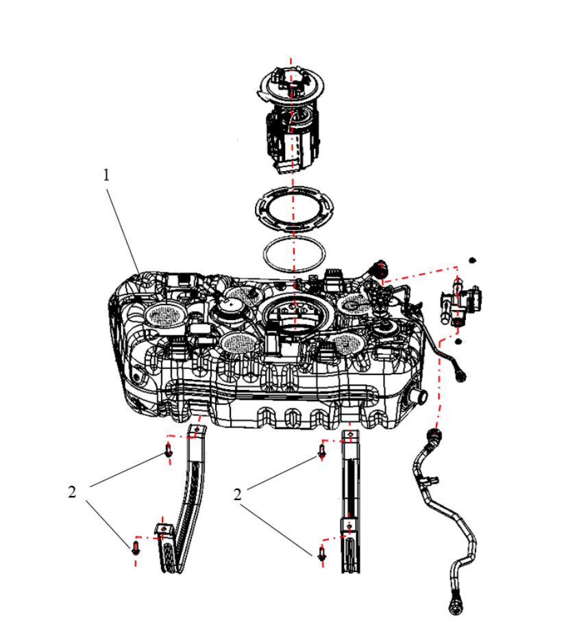 F1F2 - FUEL TANK MODULE