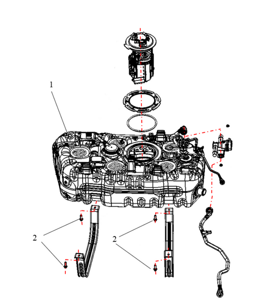 F1F2 - FUEL TANK MODULE