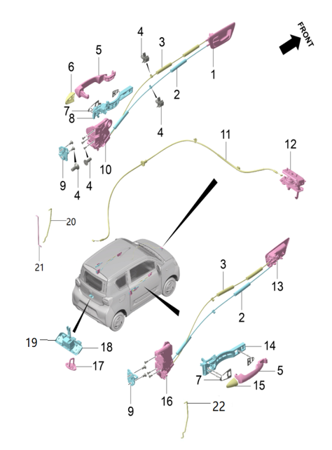 B1P - Assembly : Door Locksystem