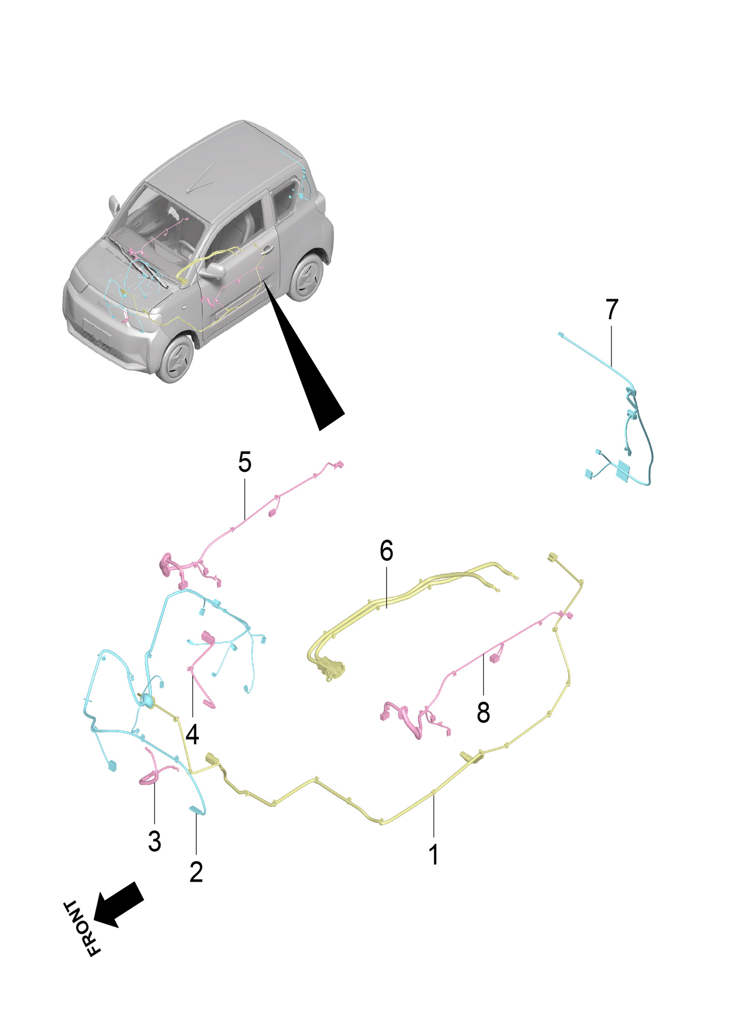 B1P - Assembly : Auxiliary Wiring Harness