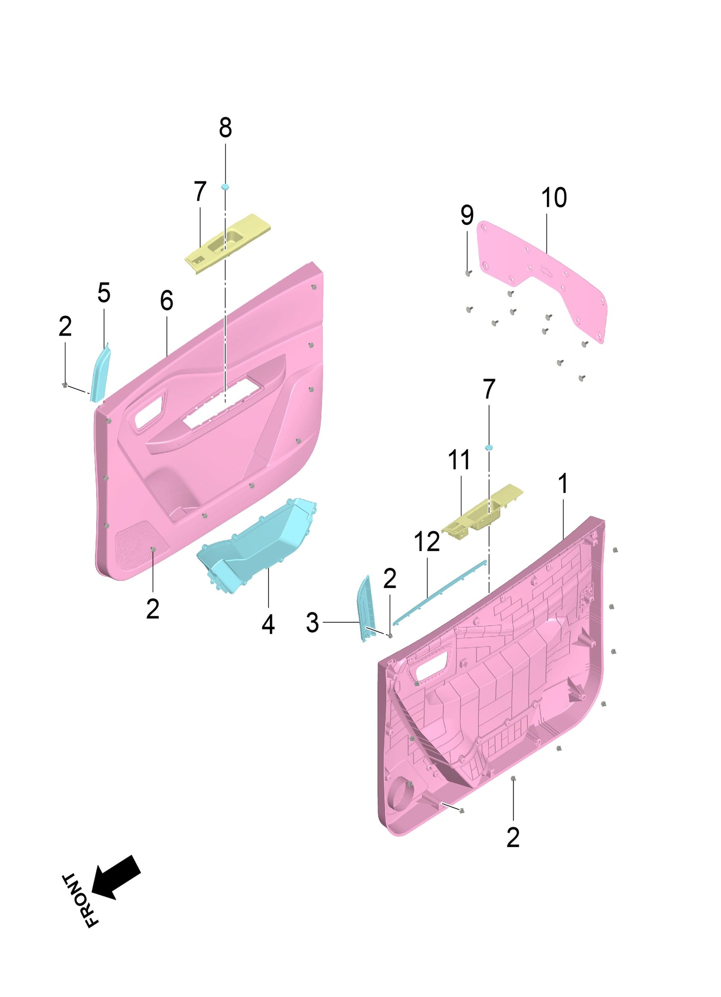 B1P-Assembly : Door Panel