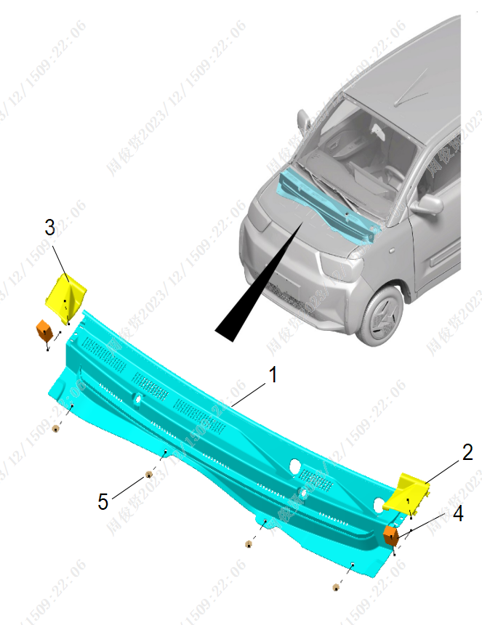 B1P - Assembly : Front Vents