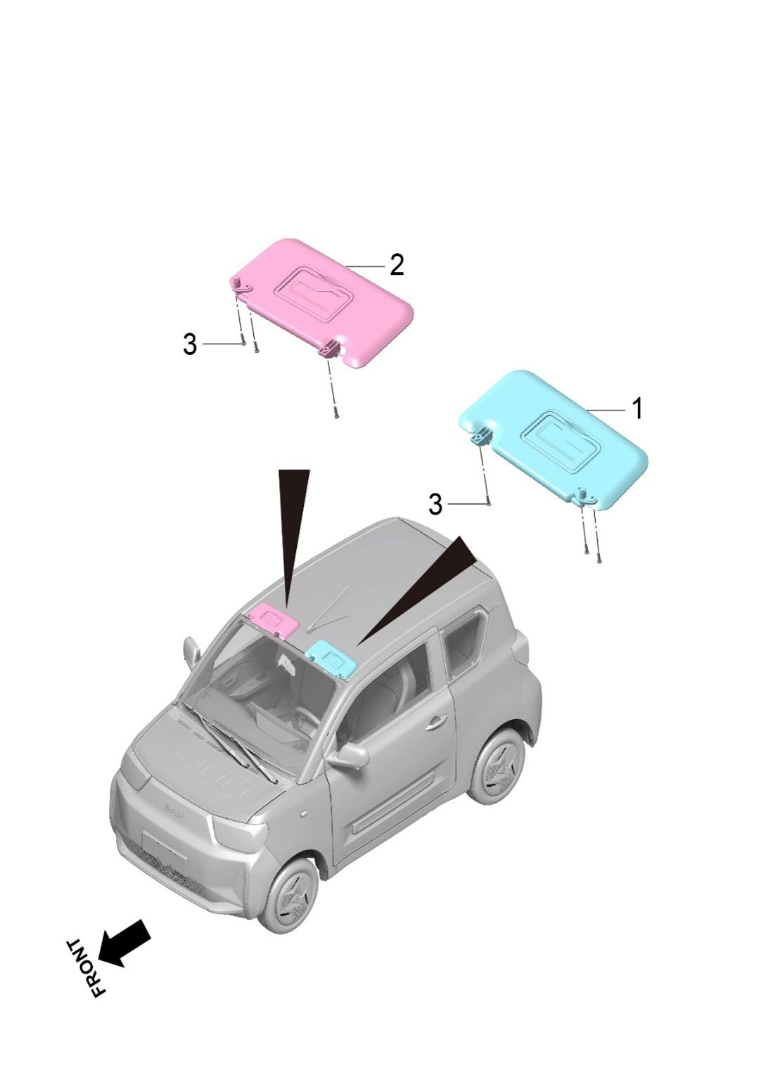 B1P - Assembly : Sun Visor