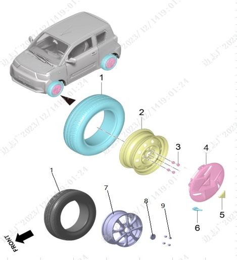 B1P - Assembly : Wheel