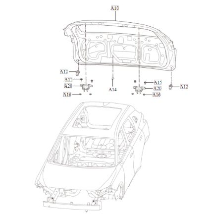 B1B1 - Trunk Assembly