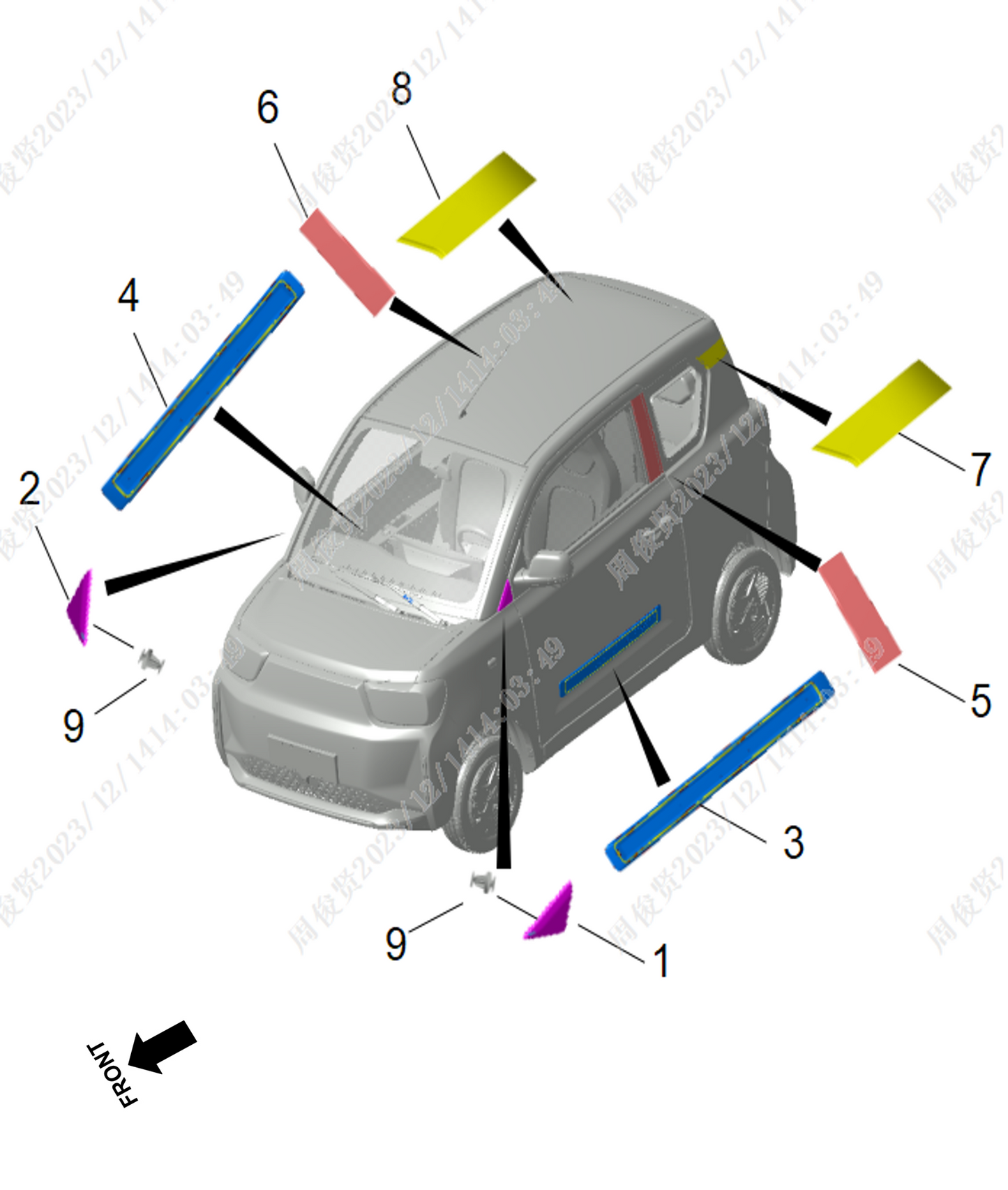 B1P-Exterior Body Decoration