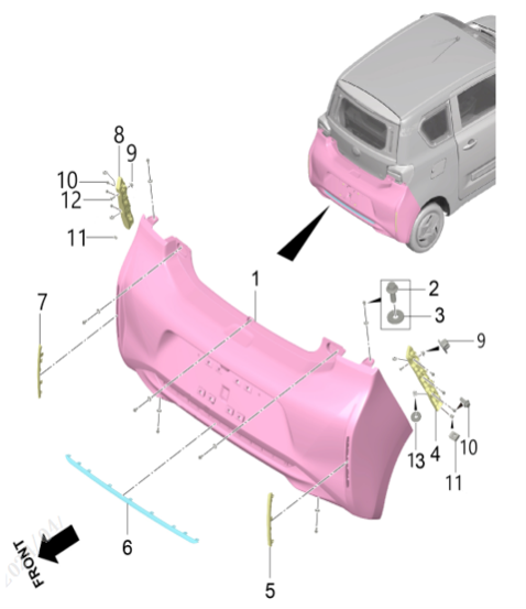 B1P-Rear Bumper