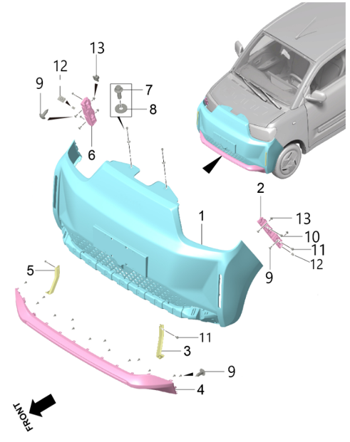 B1P-Front Bumper