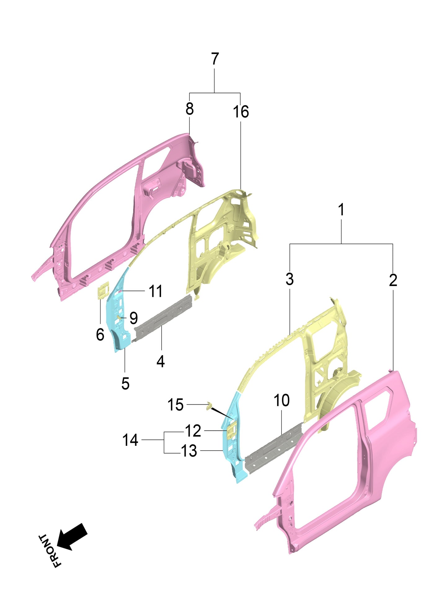 B1P-Side Wall Assembly
