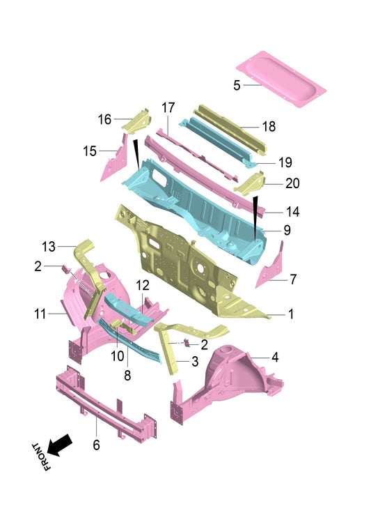 B1P-Front Wall Assembly