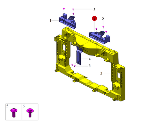 S1F1 - Assembly: AC Cooler Frame