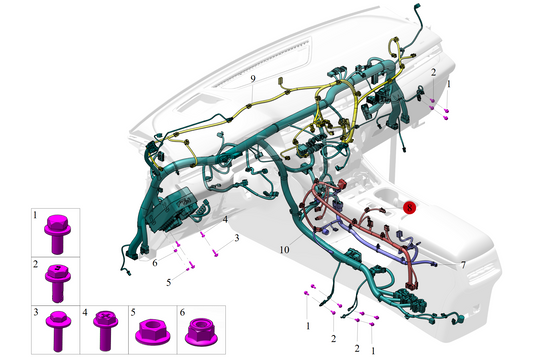 S1F1 - Assembly: Cabin Wiring Harness